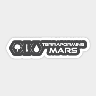 Terraforming Mars icons Horizontal Sticker